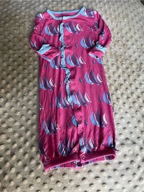 Kickee pants bamboo 2-in-1 gown/romper